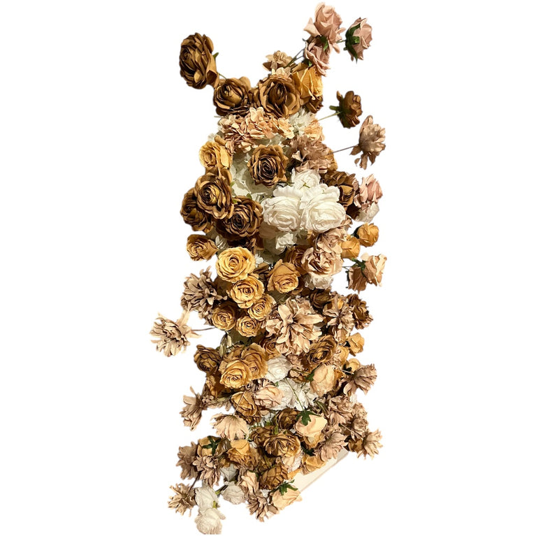 Mocha Rose Flower Arrangement For Rent | MA Wedding Decor