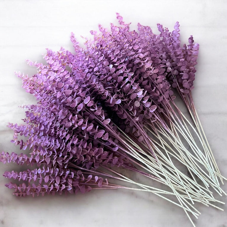 Fake Eucalyptus Stems - Artificial Greenery Leaves For Decor