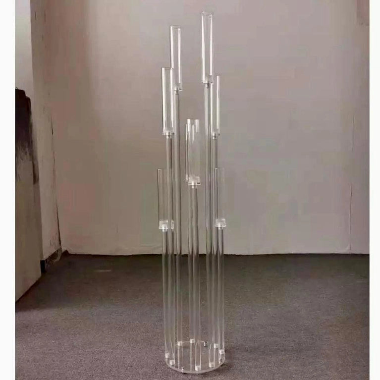 Acrylic 8-Arm Candelabra Wedding Table Centerpiece