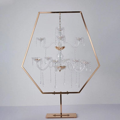 Acrylic Candelabra Wedding Centerpieces 5-Pack