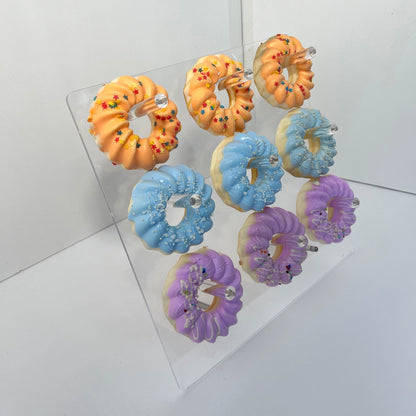 Acrylic Donut Wall Stand - 12" Dessert Holder