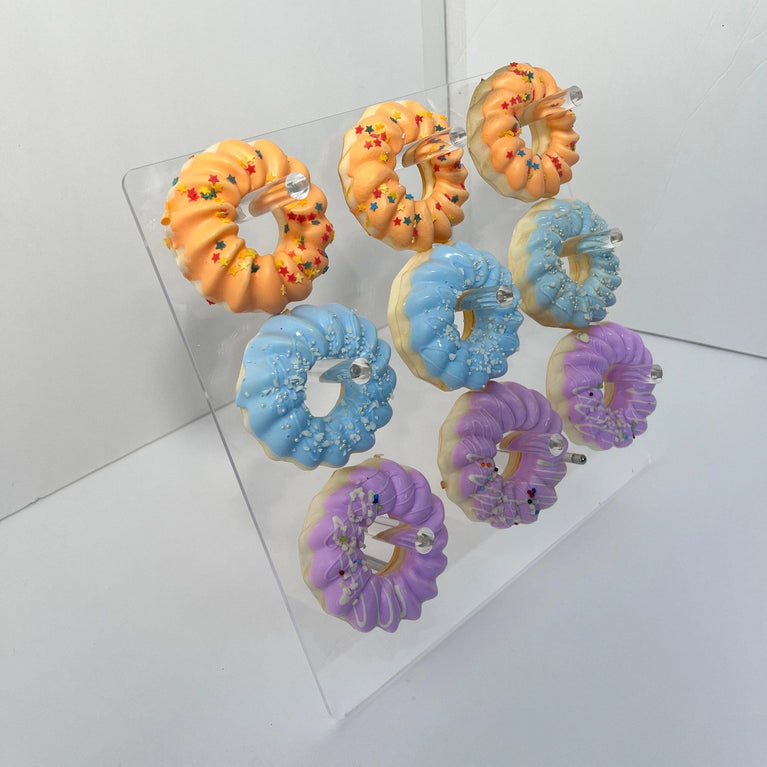 Acrylic Donut Wall Stand - 12" Dessert Holder