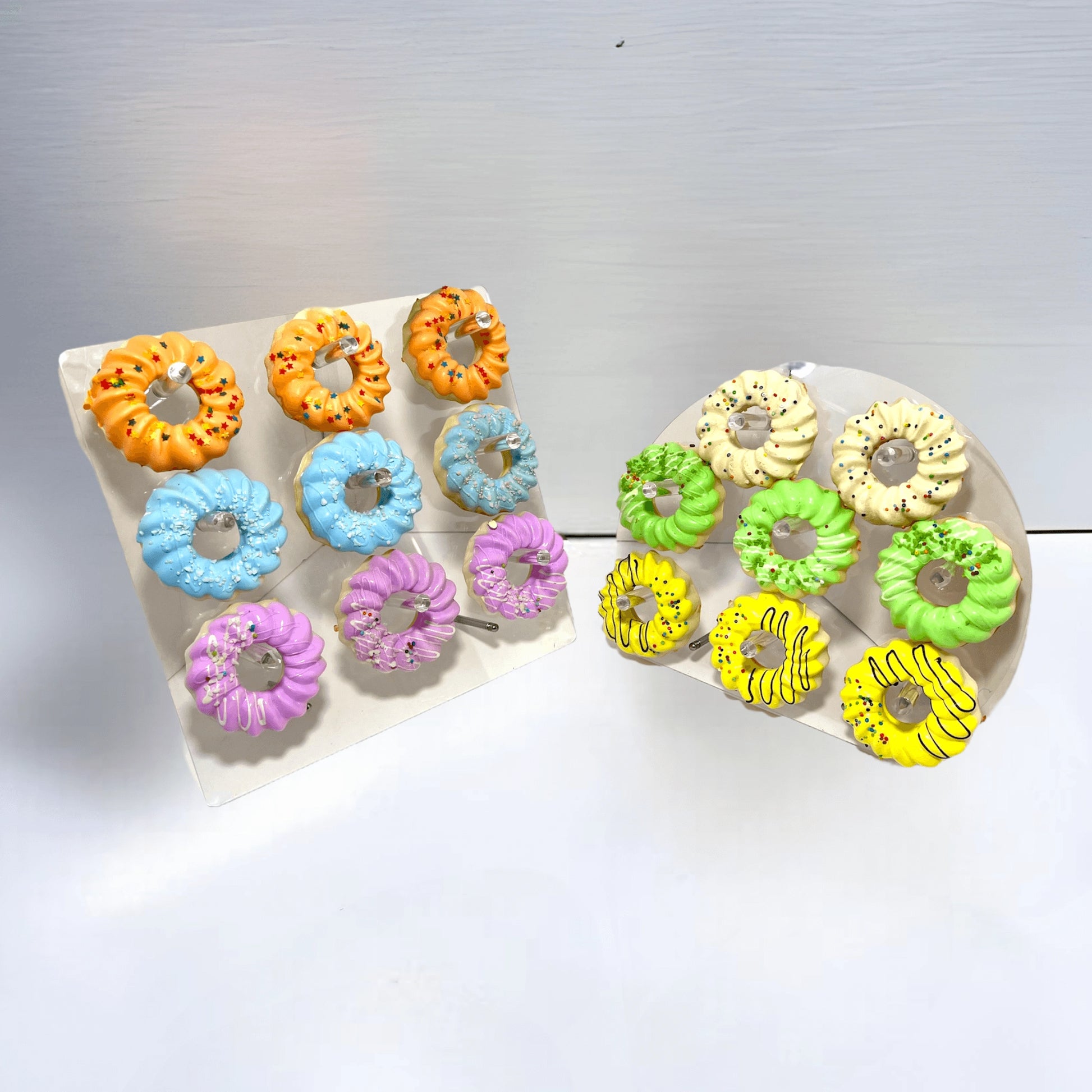 Acrylic Donut Wall Stand - 12" Dessert Holder