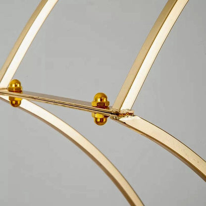 Arched Gold Wedding Table Centerpieces 4-Pack