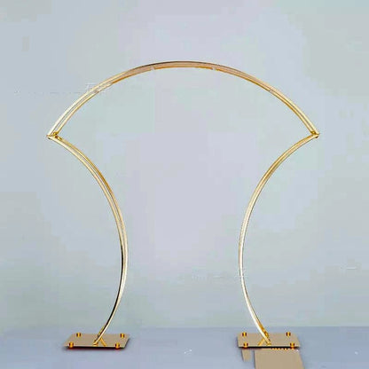 Arched Gold Wedding Table Centerpieces 4-Pack