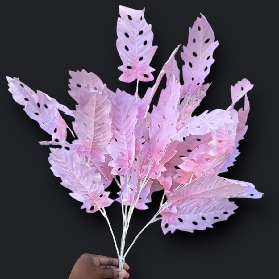 monstera rosa kaufen Artificial Monstera Leaves for Tropical Flower Arrangement – Décor Maniacs