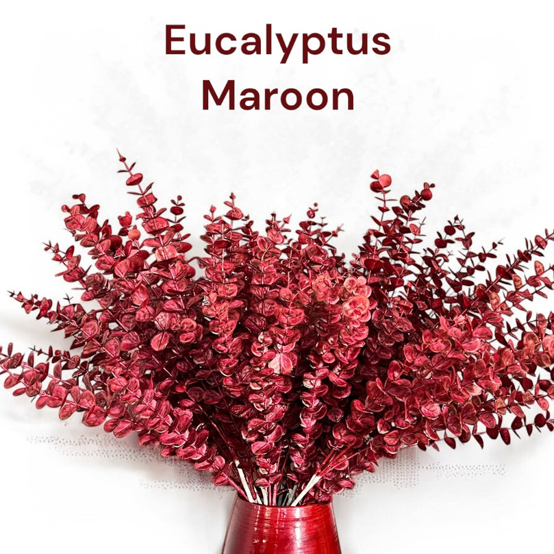 Fake Eucalyptus Stems - Artificial Greenery Leaves For Decor