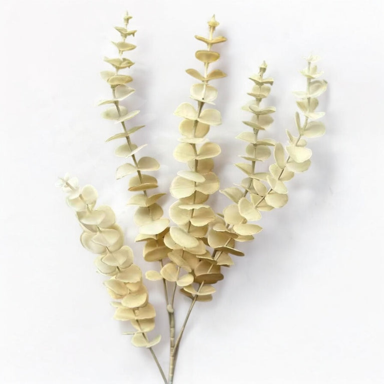 Fake Eucalyptus Stems - Artificial Greenery Leaves For Decor