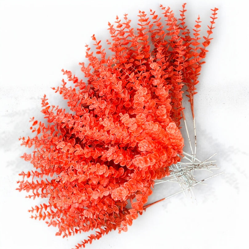 Fake Eucalyptus Stems - Artificial Greenery Leaves For Decor