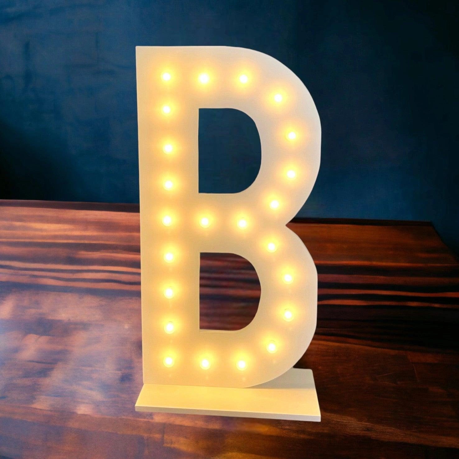 Large marquee light up letter B