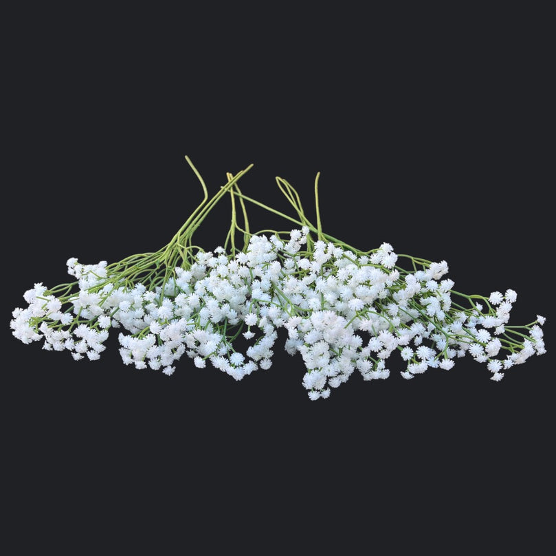 Baby’s Breath Flowers - Faux Gypsophila Elegans for Decor