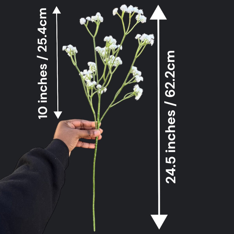 Baby’s Breath Flowers - Faux Gypsophila Elegans for Decor