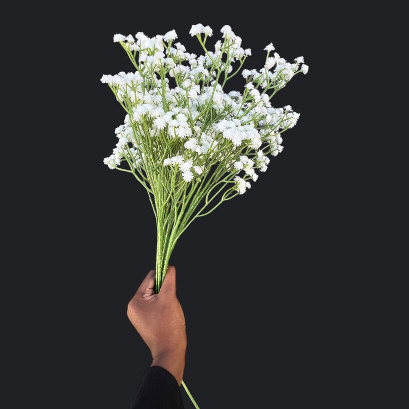Baby’s Breath Flowers - Faux Gypsophila Elegans for Decor
