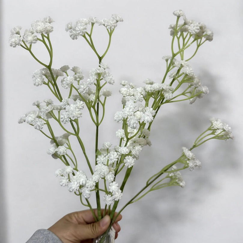Baby’s Breath Flowers - Faux Gypsophila Elegans for Decor