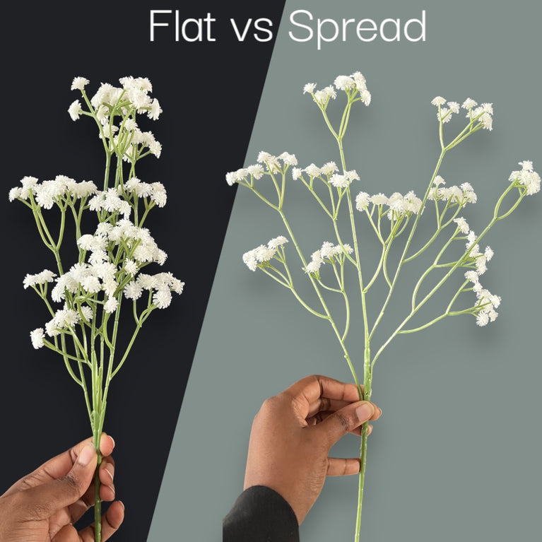 Baby’s Breath Flowers - Faux Gypsophila Elegans for Decor