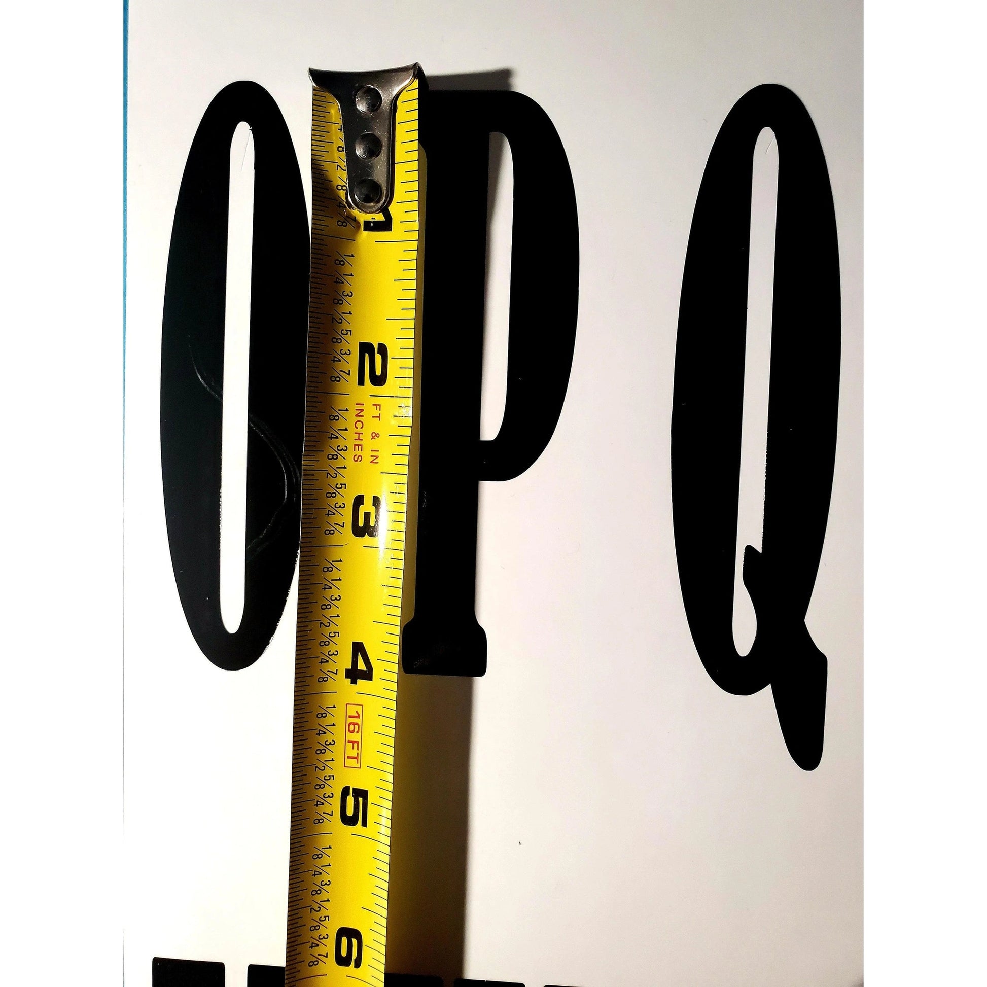 Big Font Alphabet Letter Vinyl Stickers