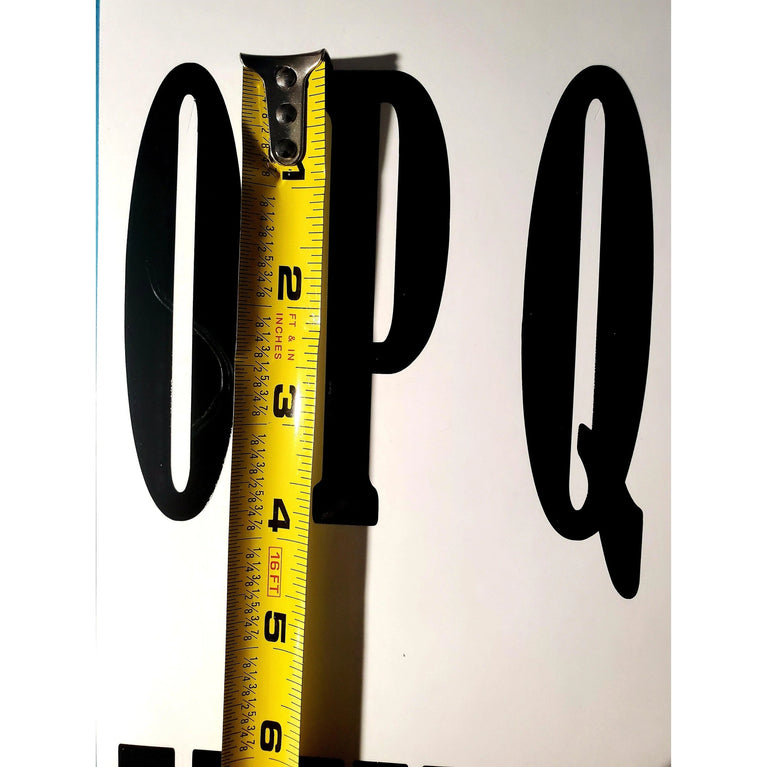 Big Font Alphabet Letter Vinyl Stickers