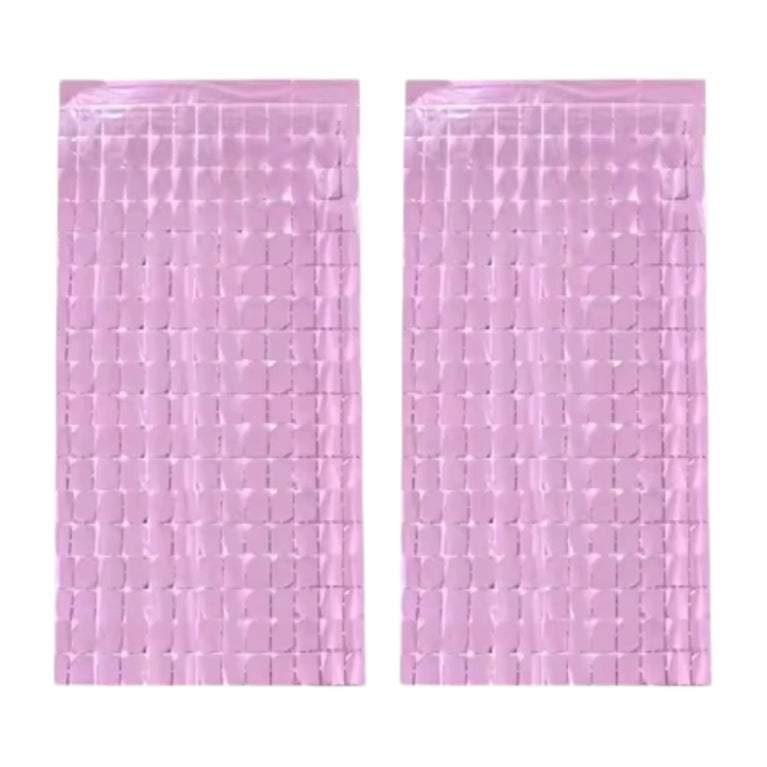 Birthday Party Shimmer Wall Curtains 2-Pack