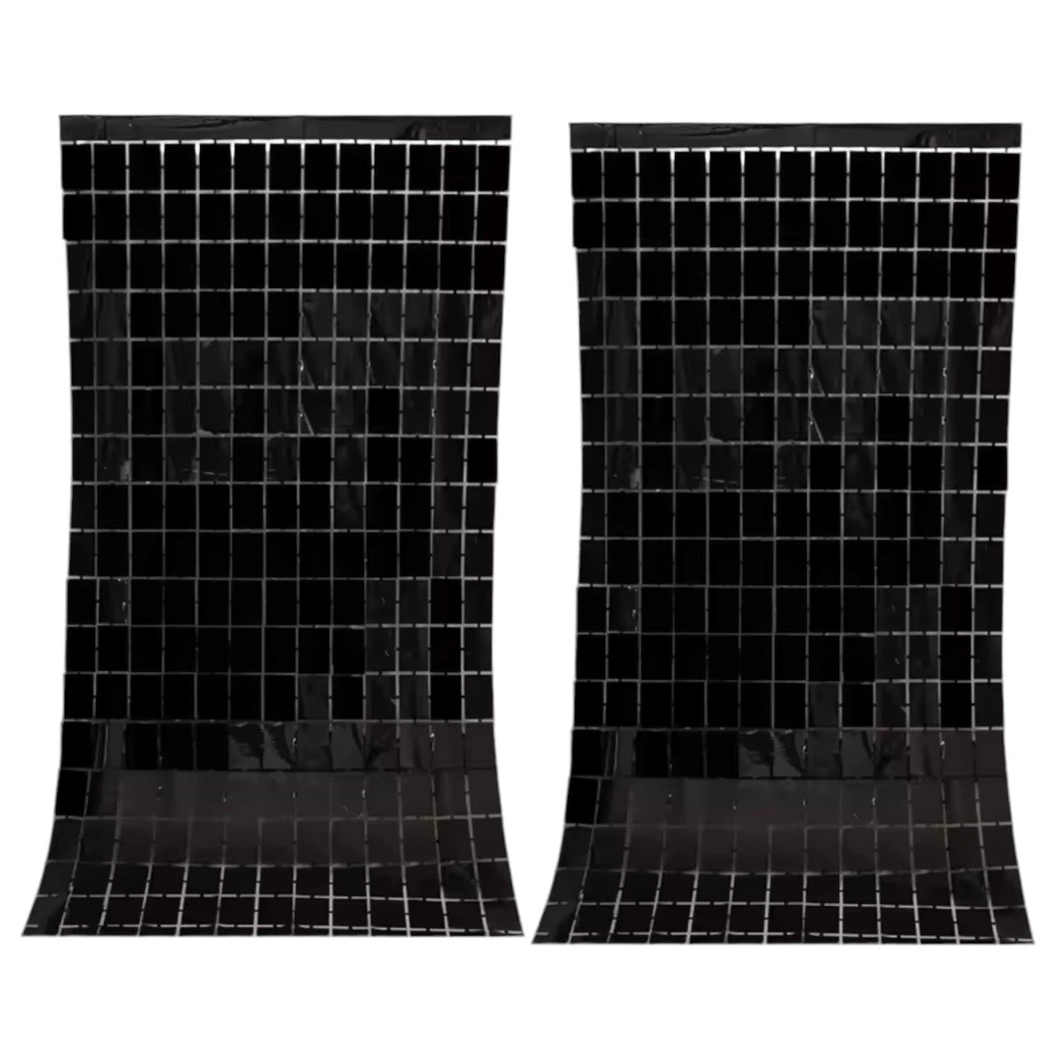 Birthday Party Shimmer Wall Curtains 2-Pack