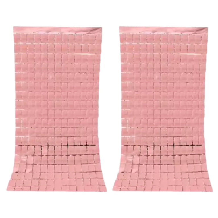 Birthday Party Shimmer Wall Curtains 2-Pack