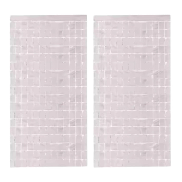 Birthday Party Shimmer Wall Curtains 2-Pack