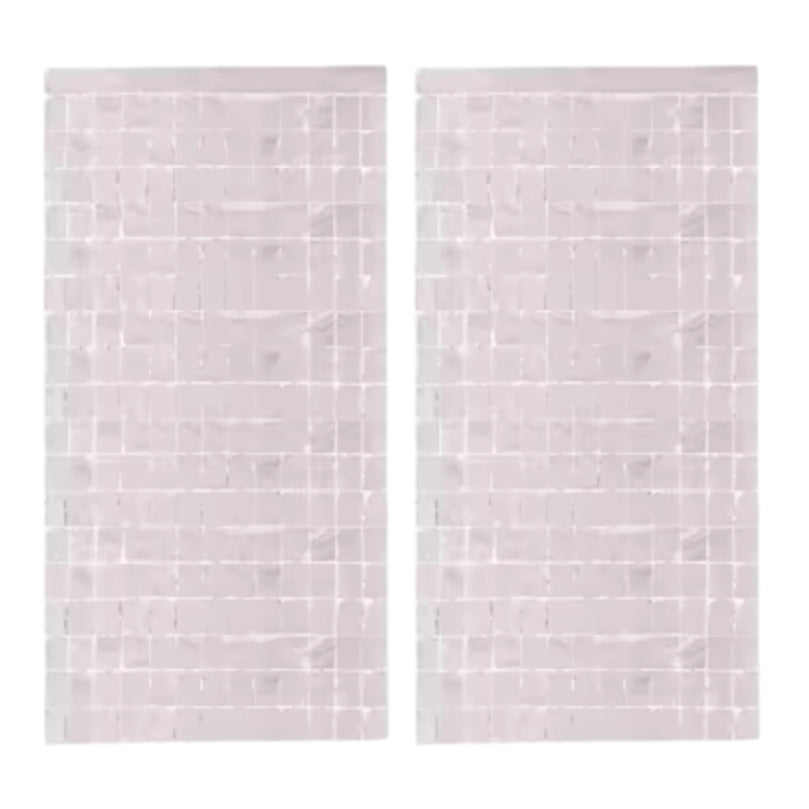 Birthday Party Shimmer Wall Curtains 2-Pack