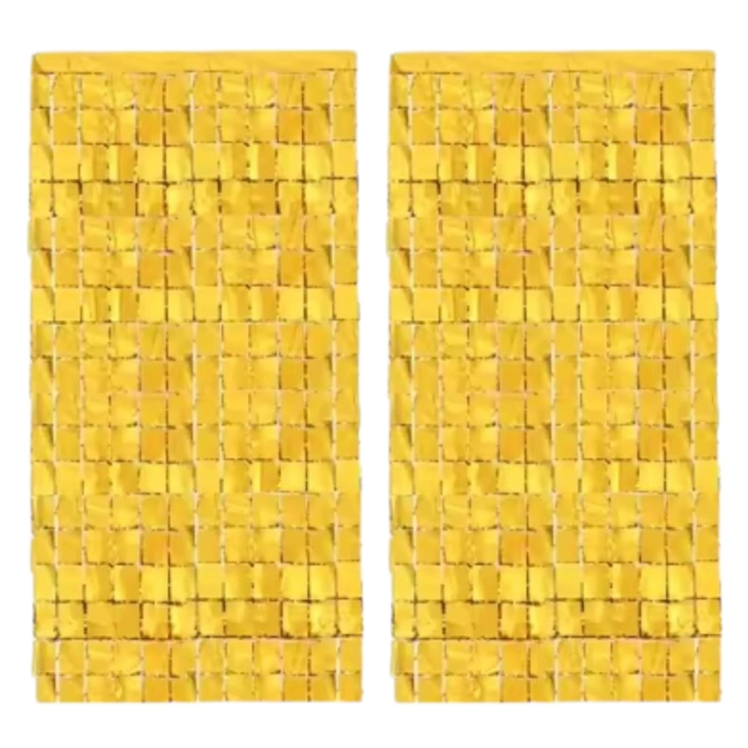 Birthday Party Shimmer Wall Curtains 2-Pack