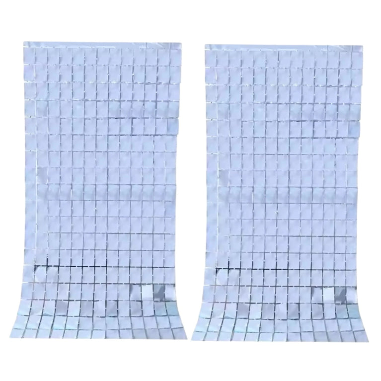 Birthday Party Shimmer Wall Curtains 2-Pack