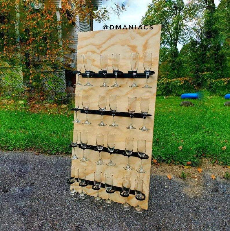 Champagne Wall Mimosa Prosecco Bar Wine Holder