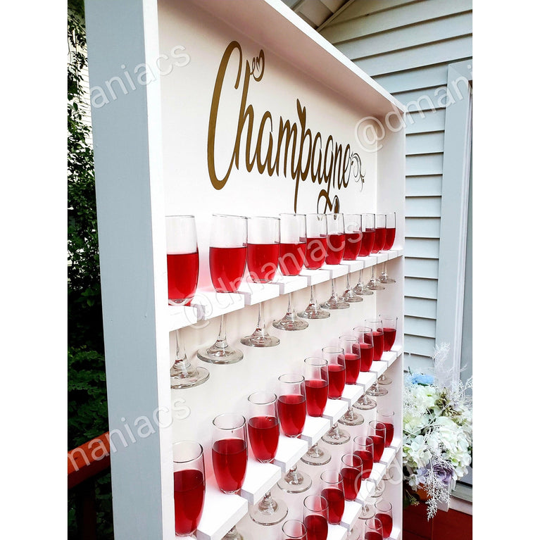 Champagne Wall Mimosa Prosecco Bar Wine Stand