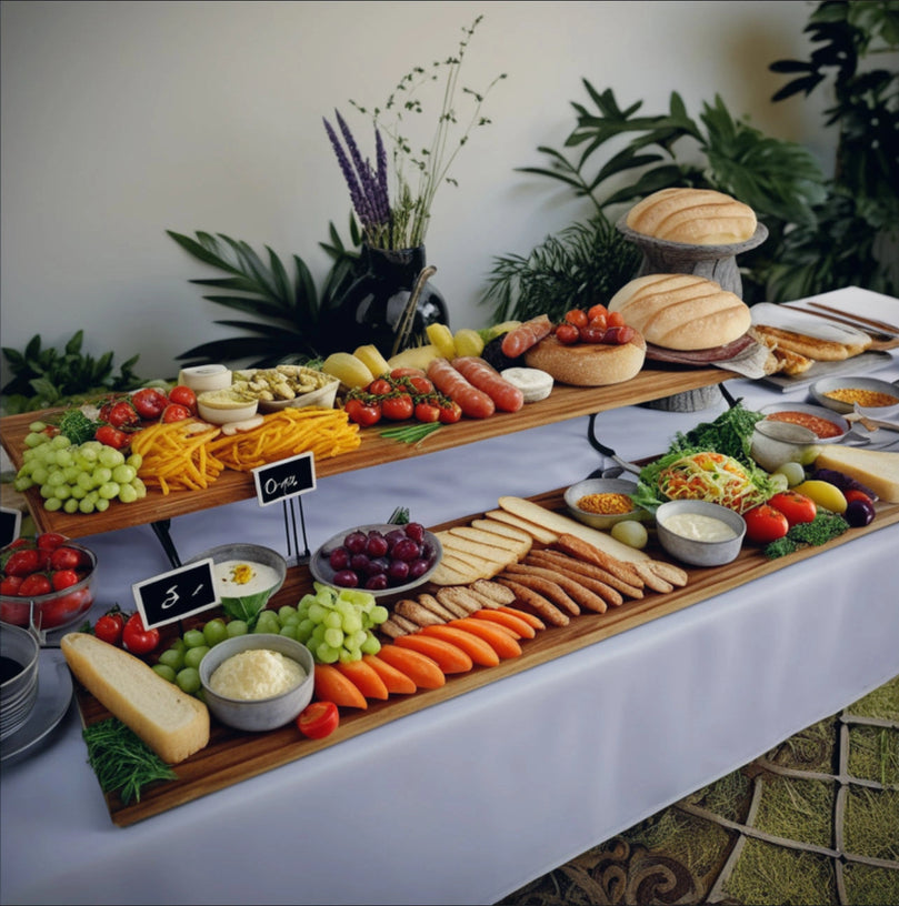 Charcuterie Grazing Board: Buffet Table Dessert Display