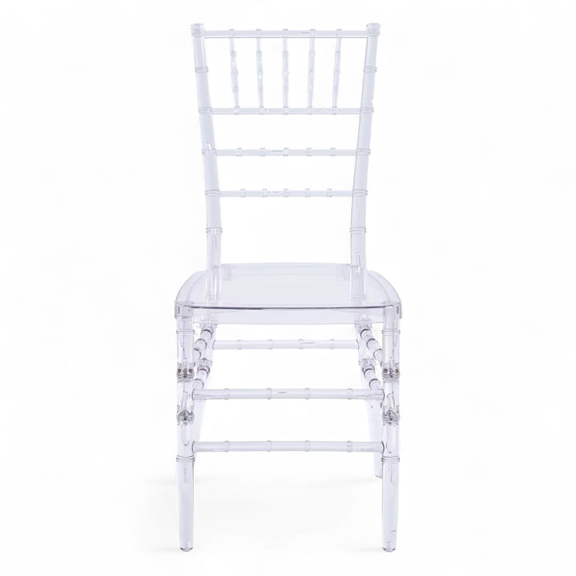 Clear Resin Chiavari Chairs 4-Pack