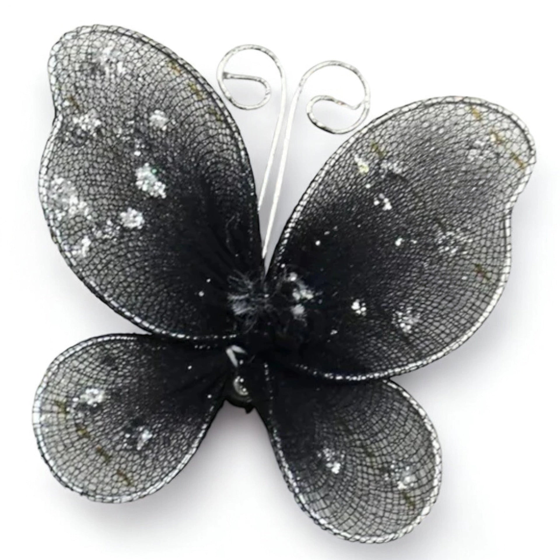 Colorful 3D Mesh Butterfly Craft Decor 21-Pack