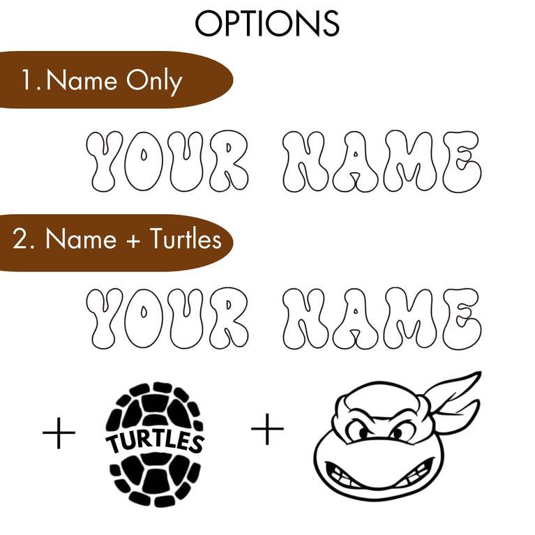 Custom Name Vinyl Decal Backdrop Sticker Hollow Lettering