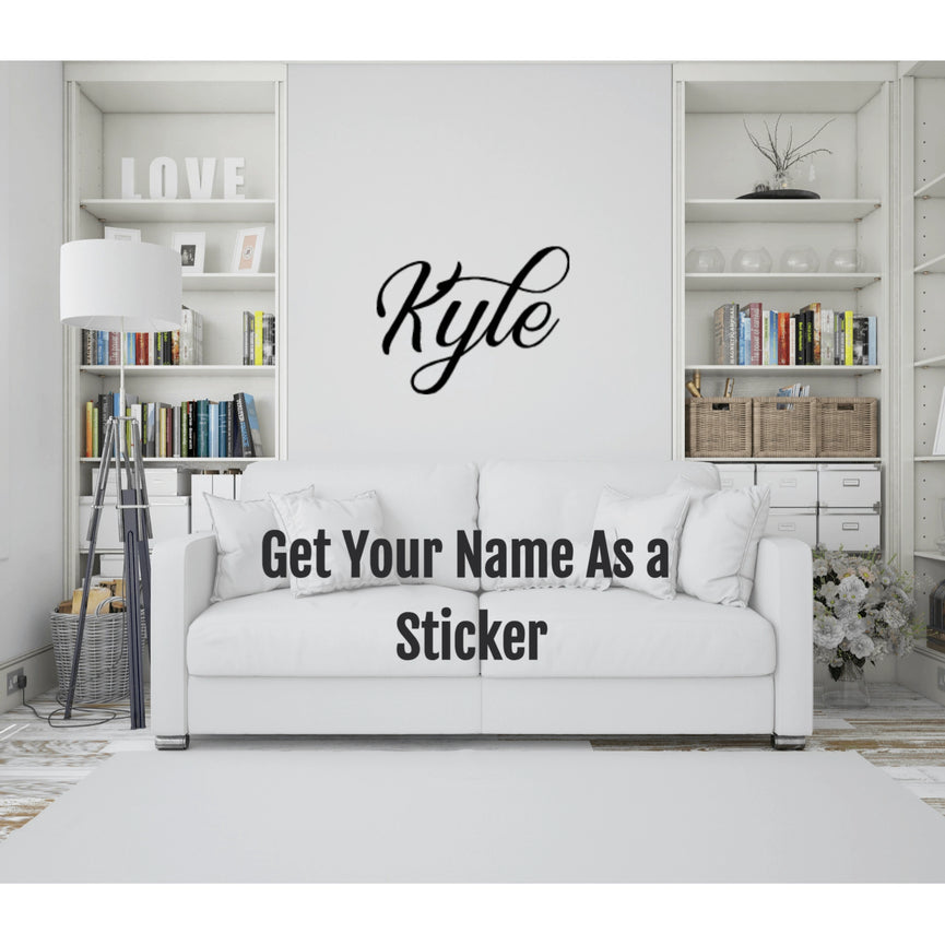 Custom Name Vinyl Room Wall Decal Sticker