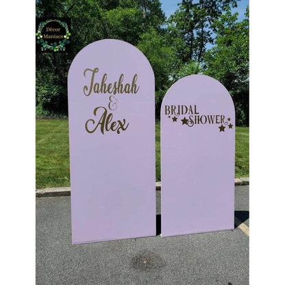 Backdrop Sticker Sample Custom Wedding Backdrop Vinyl Wall Stickers | Décor Maniacs