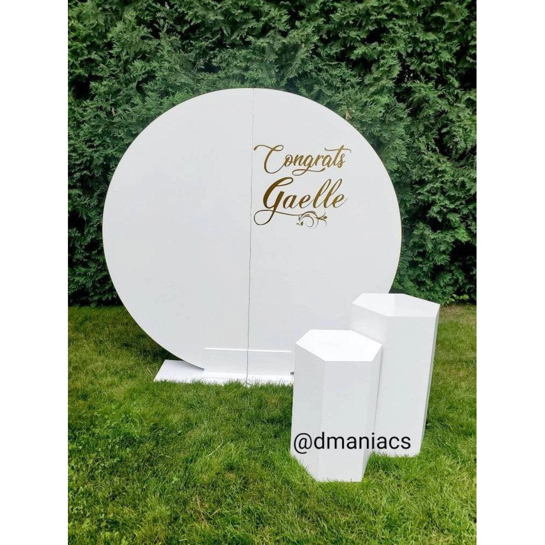 Backdrop Pvc And Sticker Custom Wedding Backdrop Vinyl Wall Stickers | Décor Maniacs