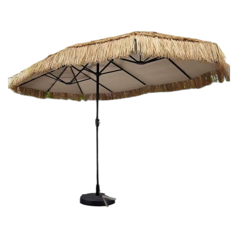 12.3ft Thatch Tiki Outdoor Umbrella for Rent