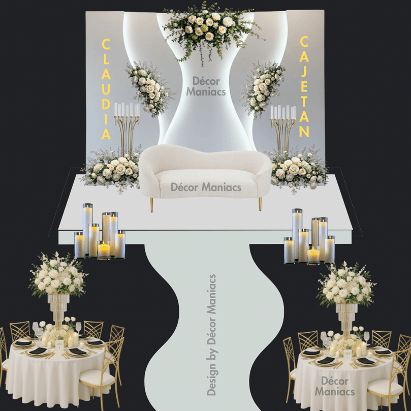 The Sculpted Opulence Luxury Event Decoration Package | MA