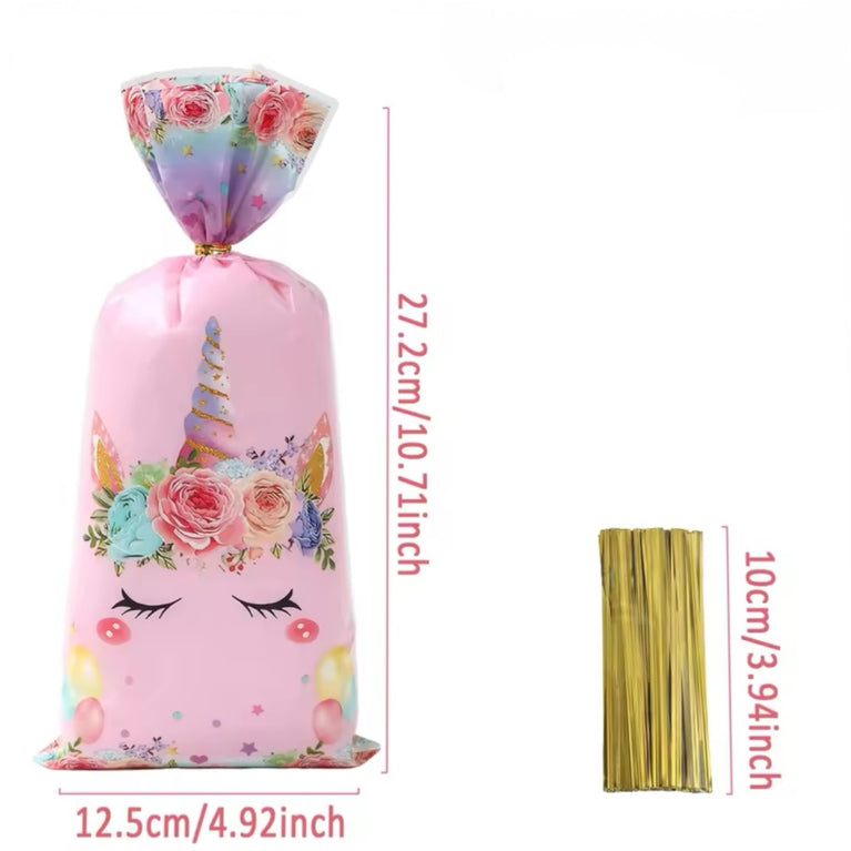 Unicorn Favor Bags 10-Pack