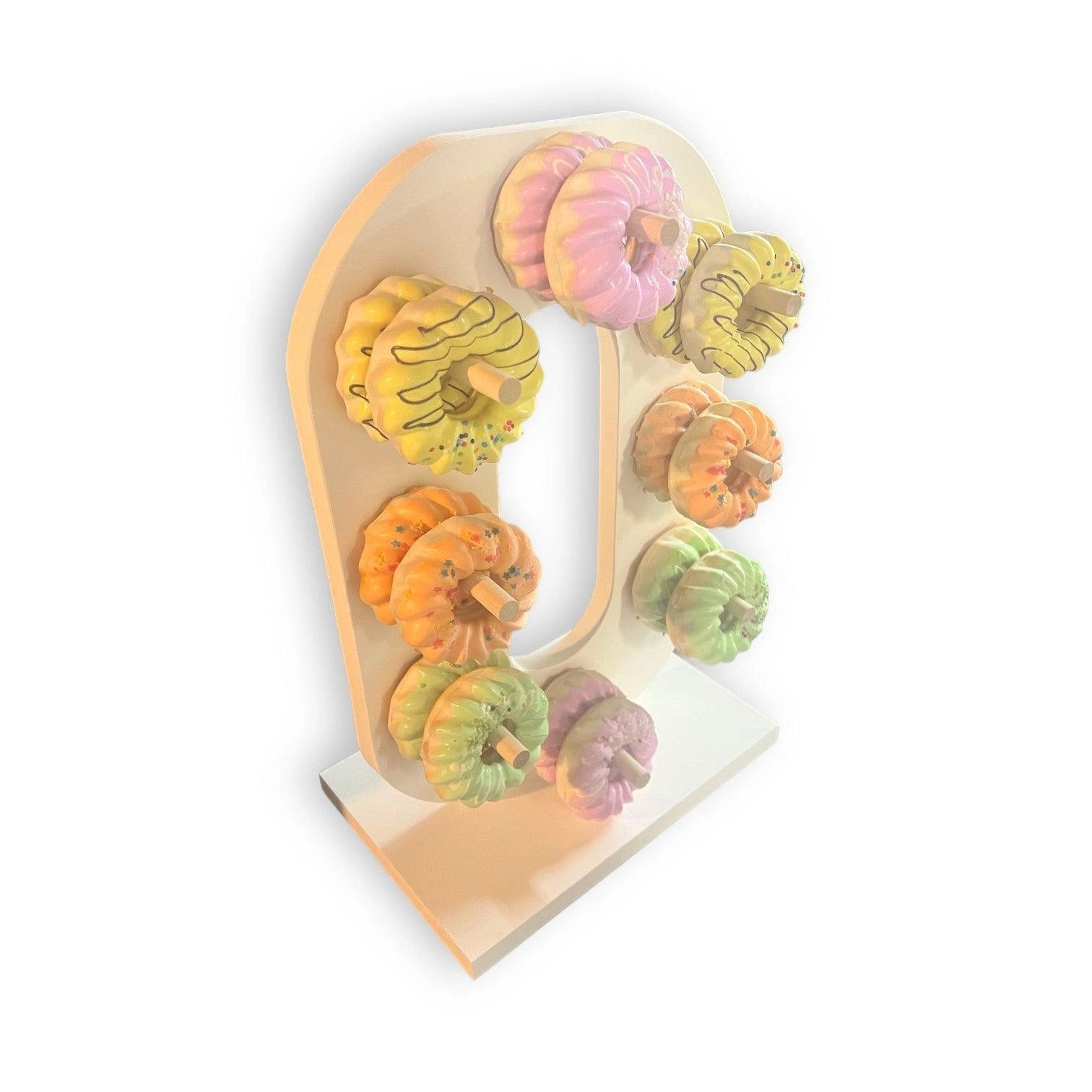 Donut Wall Personalized 10th Birthday Party Dessert Stand