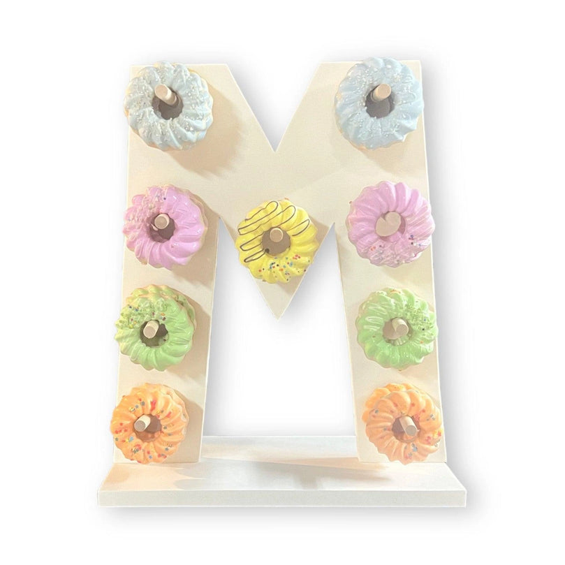 Donut Wall Personalized Mother's Birthday Party Dessert Stand
