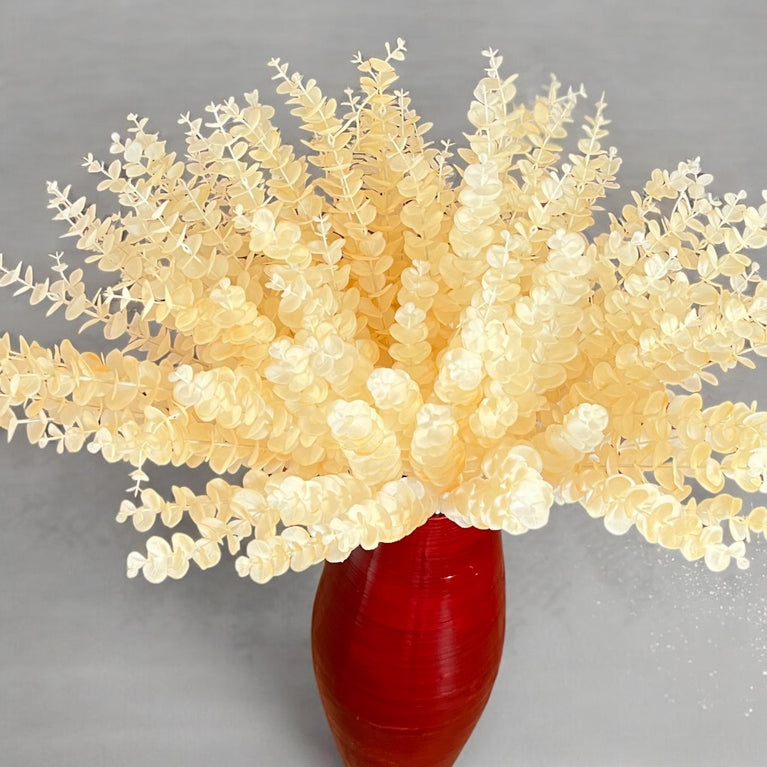 Fake Eucalyptus Stems - Artificial Greenery Leaves For Decor