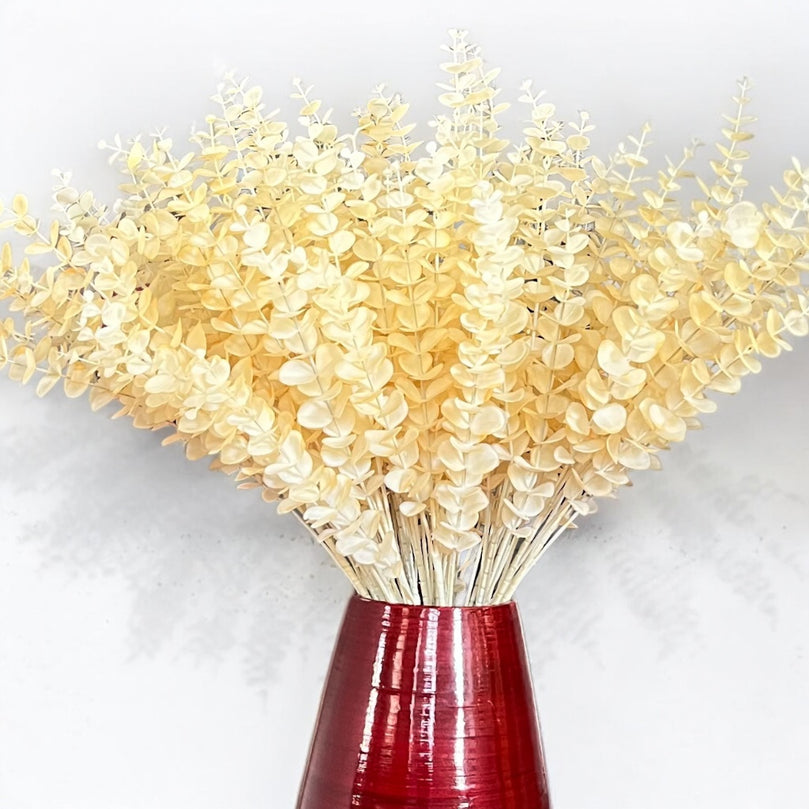 Fake Eucalyptus Stems - Artificial Greenery Leaves For Decor