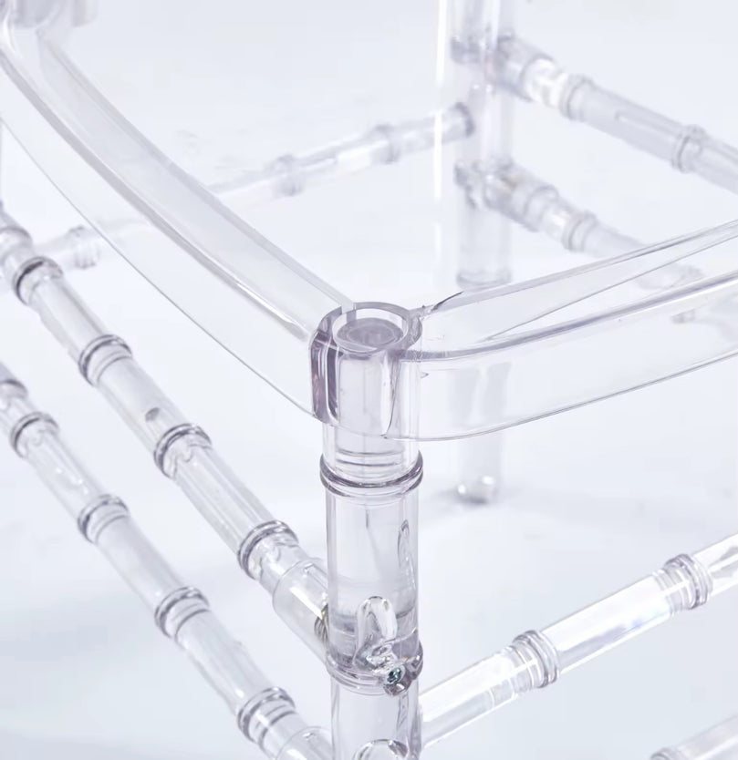 Clear Resin Chiavari Chairs 4-Pack