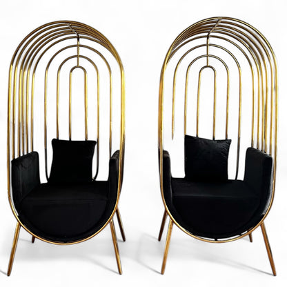 ZYRA Throne Chair Rental - Hire King & Queen Wedding Chairs