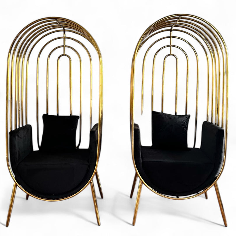 ZYRA Throne Chair Rental - Hire King & Queen Wedding Chairs