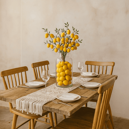 Artificial Lemon Branches