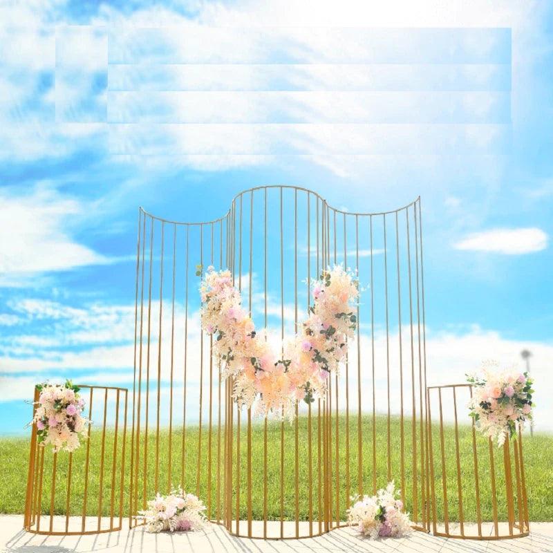 Fencing Backdrop Wedding Stage Decor Props