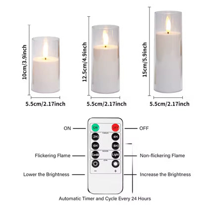 Flameless Candle 3-Pack